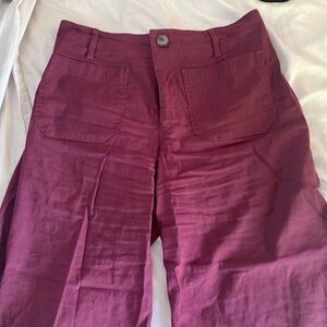 Anthropologie Colette pant. Maroon size 28P